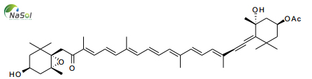 Cấu trúc hóa học của Fucoxanthin