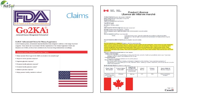 sản phẩm được cấp phép sử dụng tại Mỹ và Canada